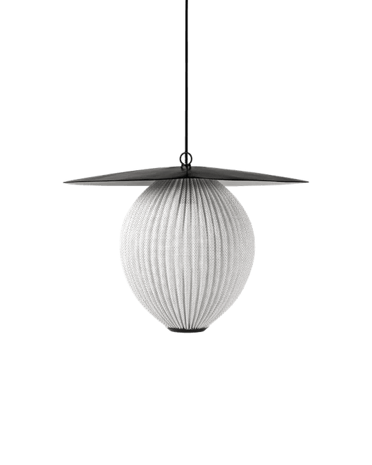 Satellite Pendant - US - Gubi Pendants - Large - Ø27 - Black - Cream White Semi Matt - HORNE