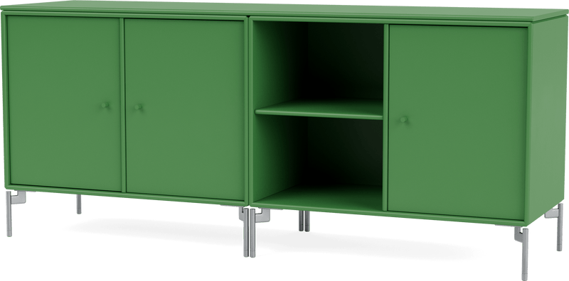 Save Lowboard - With Legs - Montana - Shelving - Anthracite - Matte Chrome - HORNE