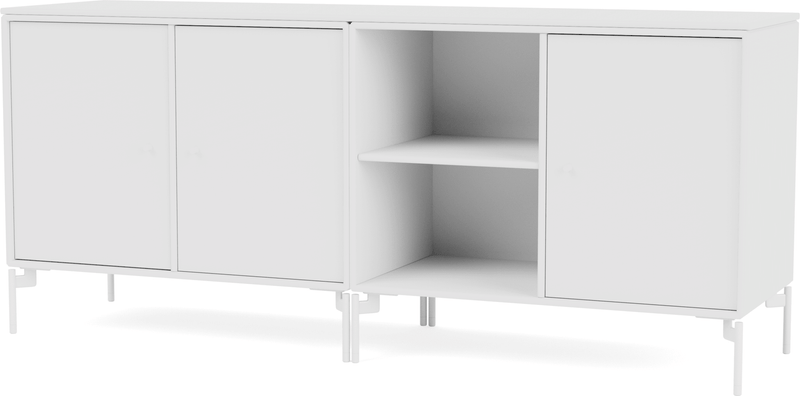 Save Lowboard - With Legs - Montana - Shelving - Nordic - Snow - HORNE