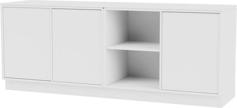 Save Lowboard - With Plinth Base - Montana - Shelving - Anthracite - 1.2