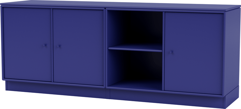 Save Lowboard - With Plinth Base - Montana - Shelving - Anthracite - 1.2