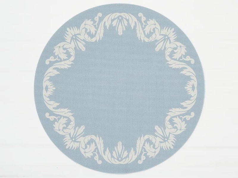Scroll Round Placemat - Set of 4 - Chilewich - Kitchen + Table Linens - Abalone - HORNE