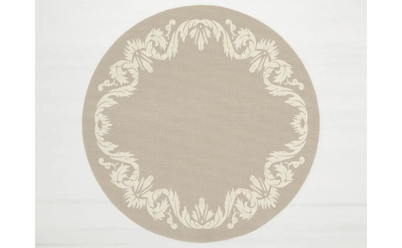 Scroll Round Placemat - Set of 4 - Chilewich - Kitchen + Table Linens - Abalone - HORNE