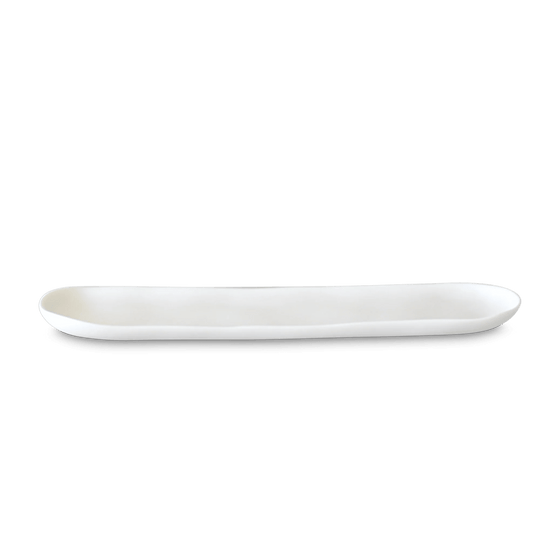 Sculpt Baguette Dish - Tina Frey Serveware - White - HORNE