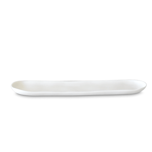 Sculpt Baguette Dish - Tina Frey Serveware - White - HORNE