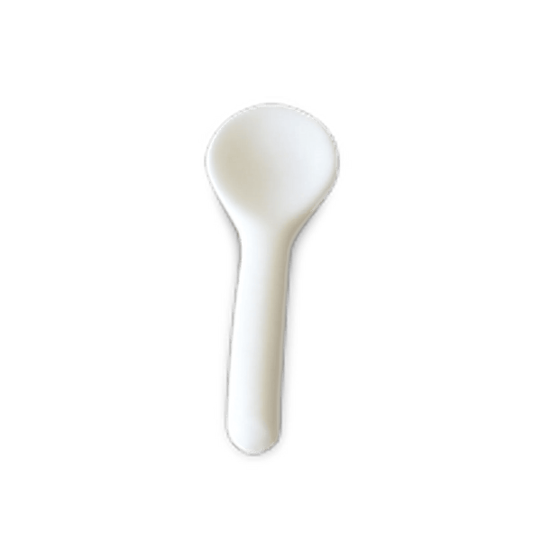 Sculpt Caviar Spoon - Tina Frey Serveware - White - HORNE