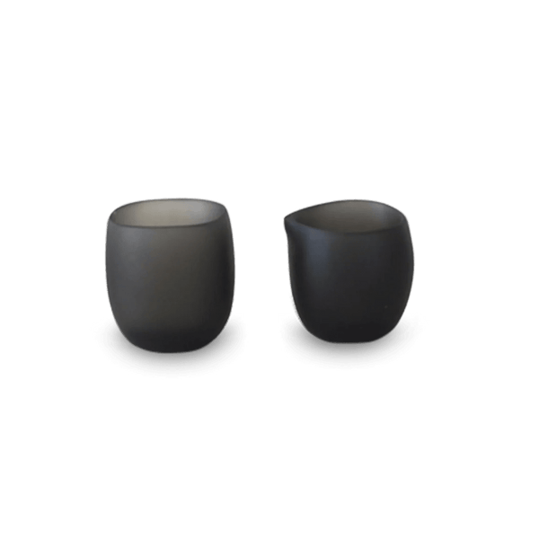 Sculpt Creamer & Sugar Set - Tina Frey Accessories - Grey - HORNE