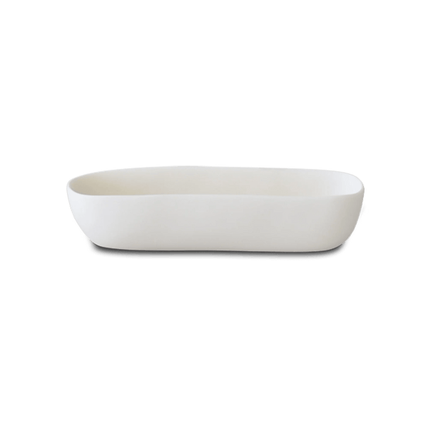 Sculpt Deep Platter - Tina Frey Serveware - White - HORNE