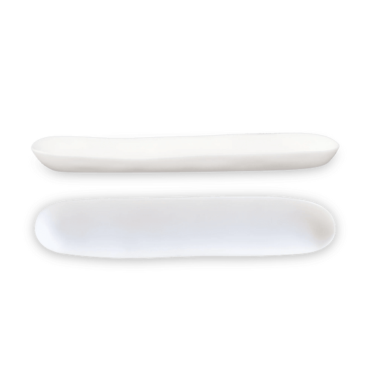 Sculpt Olive Dish - Tina Frey Serveware - White - HORNE