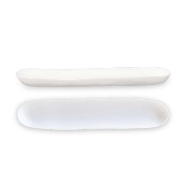 Sculpt Olive Dish - Tina Frey Serveware - White - HORNE