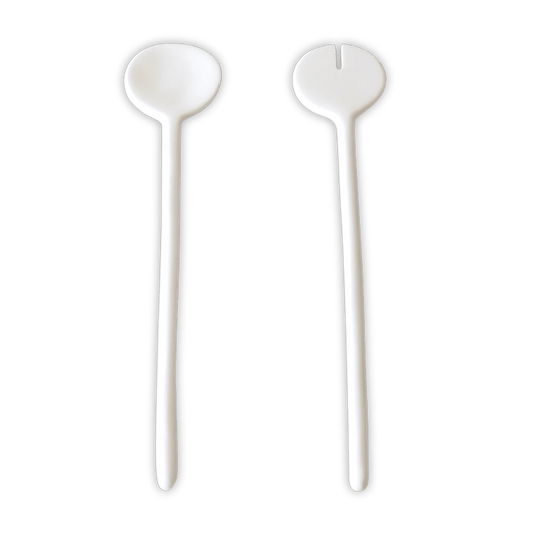 Sculpt Round Serving Set - Tina Frey Accessories - White - HORNE