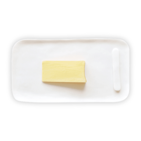 Sculpt Serving Board With Cheese Spreader - Tina Frey Serveware - Large - White - HORNE