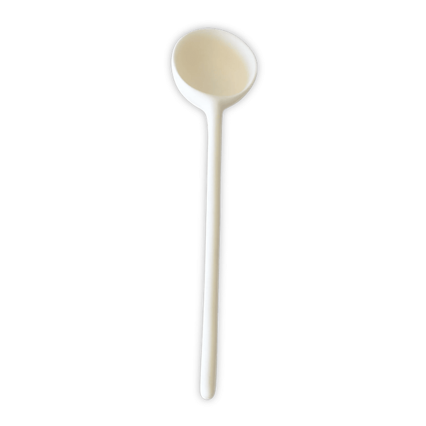 Sculpt Serving Spoon - Tina Frey Serveware - Large - White - HORNE