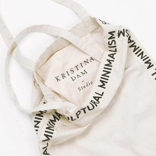 Sculptural Minimalism Canvas Bag - Kristina Dam Storage + Organization - HORNE