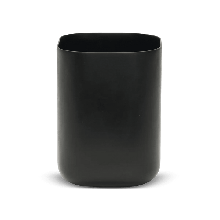 Segment Wastebasket - Tina Frey Bathroom Accessories - Black - HORNE