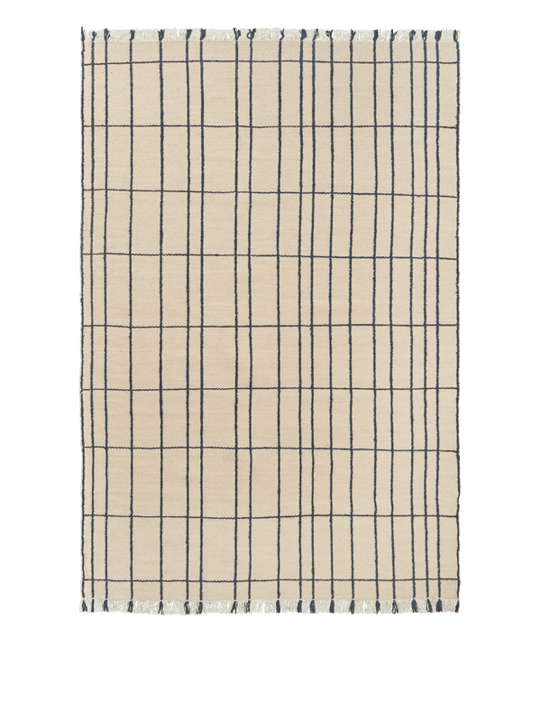 Sen Rug - 200 x 300 - Ferm Living Rugs - Parchment/Indigo - HORNE