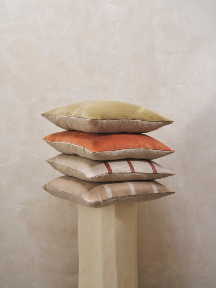 Senti Cushion - Ferm Living - Bedding + Pillows - Khaki - HORNE