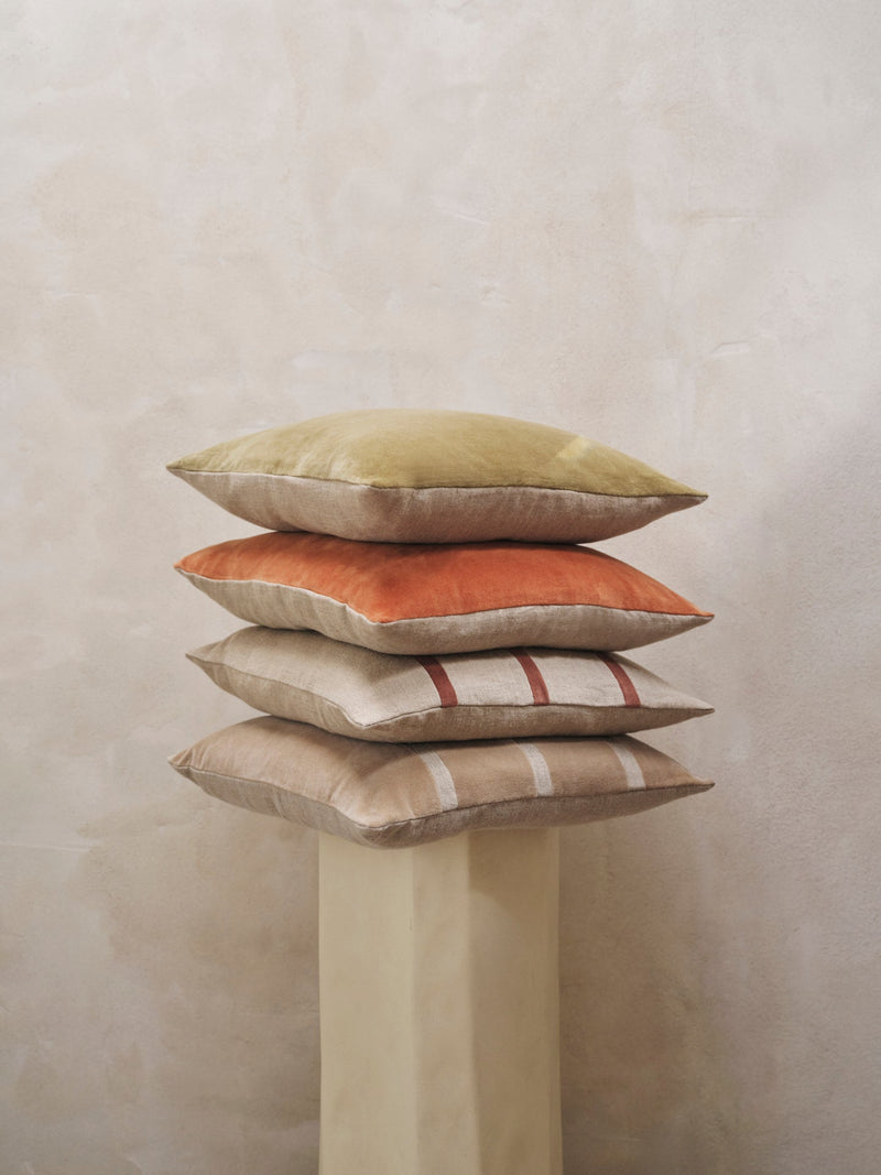 Senti Cushion - Ferm Living - Bedding + Pillows - Baked Clay - HORNE