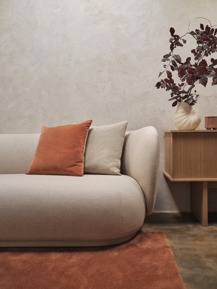 Senti Cushion - Ferm Living - Bedding + Pillows - Khaki - HORNE