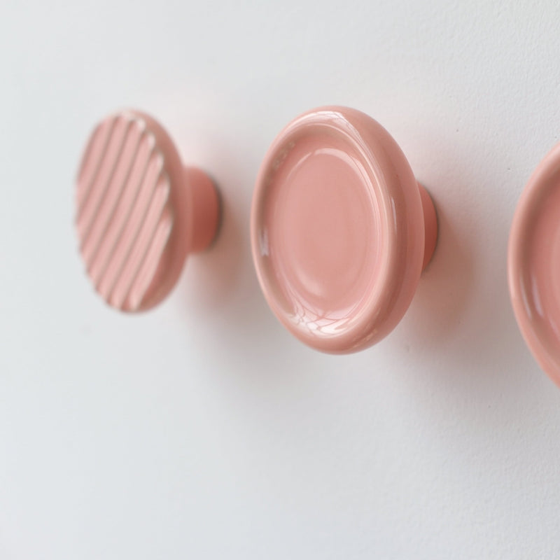 Sequence coat hook - Fluted - Misewell modern furniture - Lemon Fog - HORNE