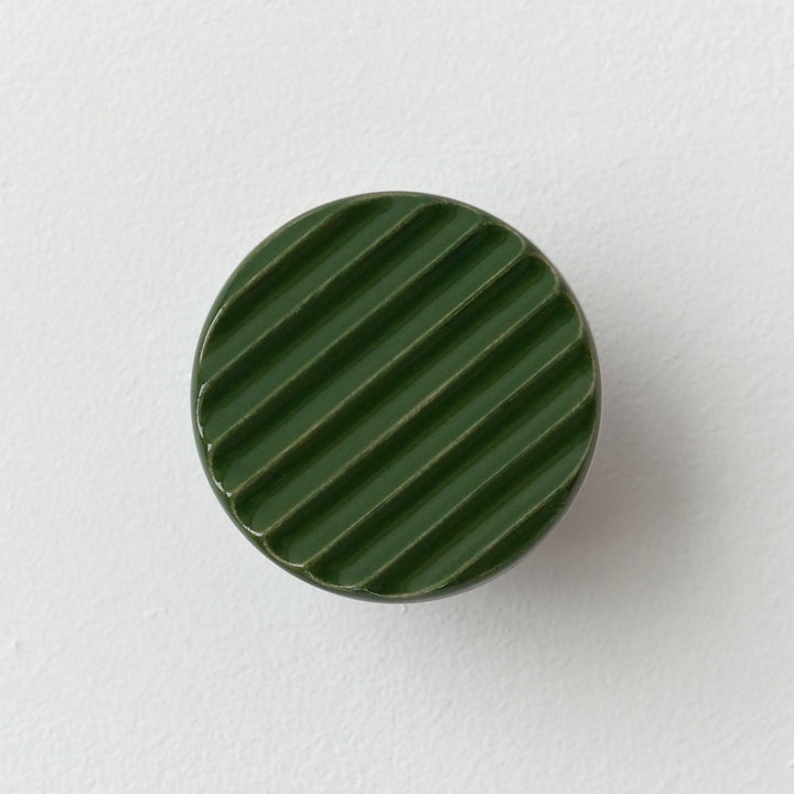 Sequence coat hook - Fluted - Misewell modern furniture - Green - HORNE