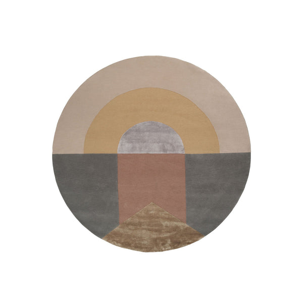 Seraphic Sun rug in Seraphic Sun Combi 250 diam. (8.2' diam.)
