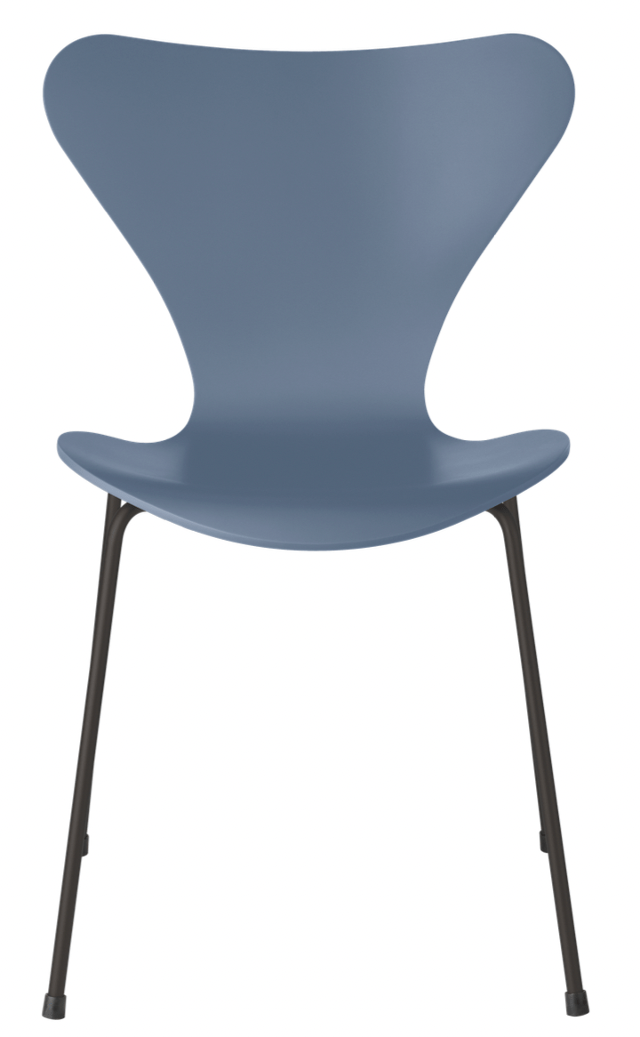 Series 7 Chair - Lacquered - Fritz Hansen - Chairs - Black - Chromed Steel - HORNE