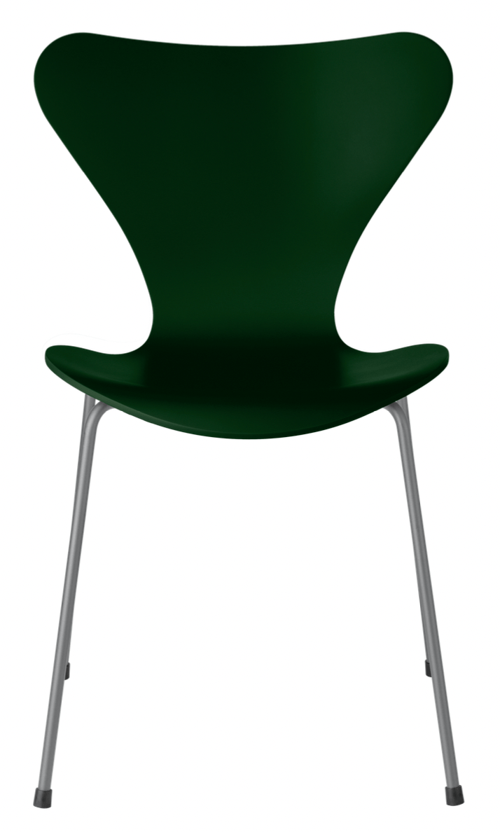Series 7 Chair - Lacquered - Fritz Hansen - Chairs - Black - Chromed Steel - HORNE