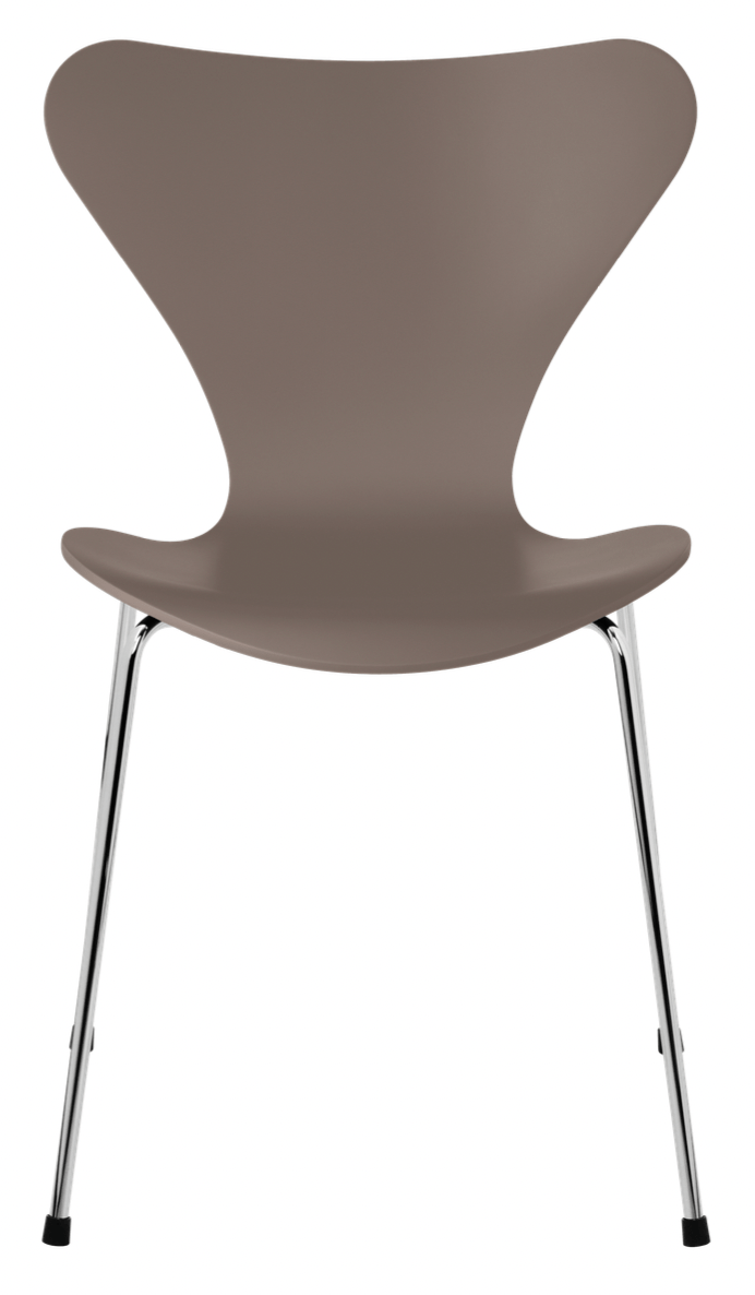 Series 7 Chair - Lacquered - Fritz Hansen - Chairs - Black - Chromed Steel - HORNE