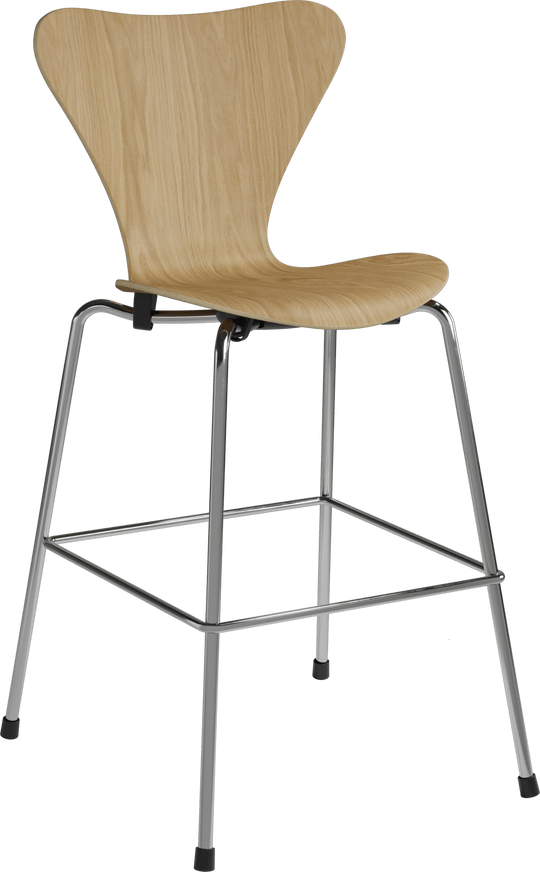 Series 7™ Junior Chair - Fritz Hansen Chairs - Clear Lacquered Veneer Oak - HORNE