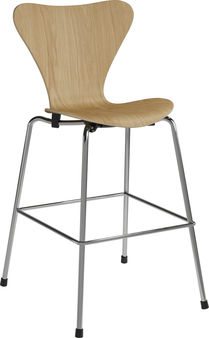 Series 7™ Junior Chair - Fritz Hansen Chairs - Clear Lacquered Veneer Oak - HORNE