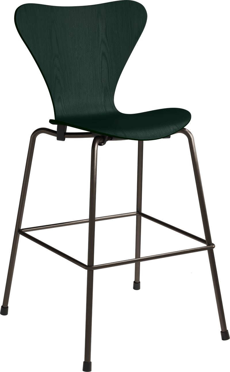 Series 7™ Junior Chair - Fritz Hansen Chairs - Coloured Veneer Ash - Black - HORNE