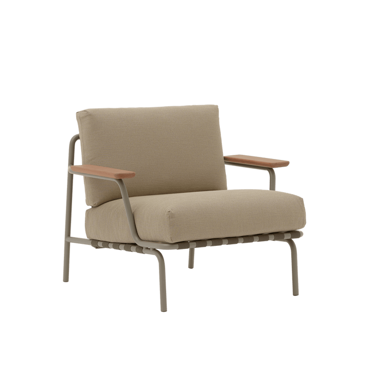 Settle Lounge Chair - Muuto Chairs - Ribbed Weave 5/Taupe - HORNE
