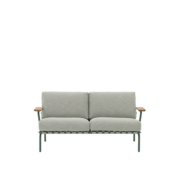 Settle Sofa - 2 - Seater - Muuto Sofas - Ribbed Weave 2/Dark Green - HORNE