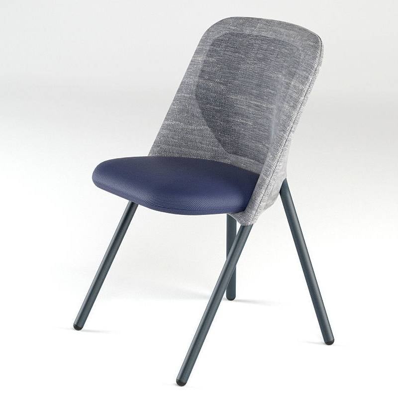 Shift Dining Chair - Moooi Chairs - blue grey - HORNE