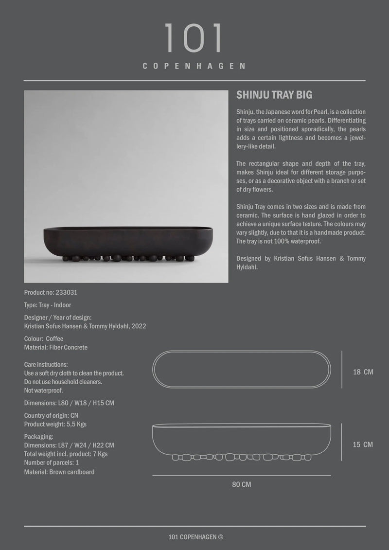 Shinju Tray - 101 Copenhagen Storage + Organization - Big - HORNE