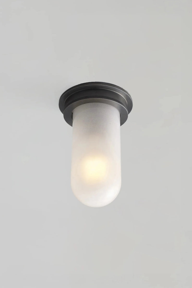 Ship's Companionway Light 7202 - Davey Lighting Outdoor Lights - Polished Brass - Clear - HORNE
