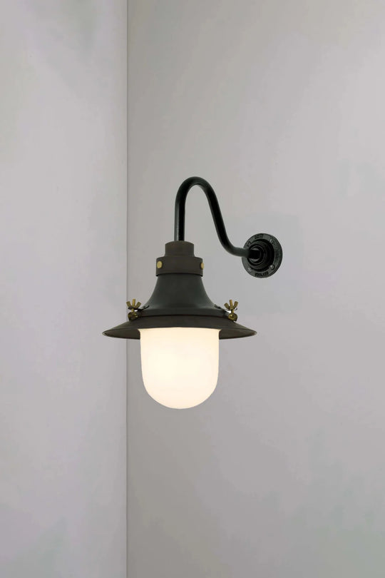 Ship's Small Decklight Wall Light - Davey Lighting Outdoor Lights - Weathered Copper - HORNE