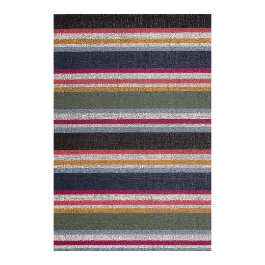 Shuffle Stripe Shag Rug in Petunia