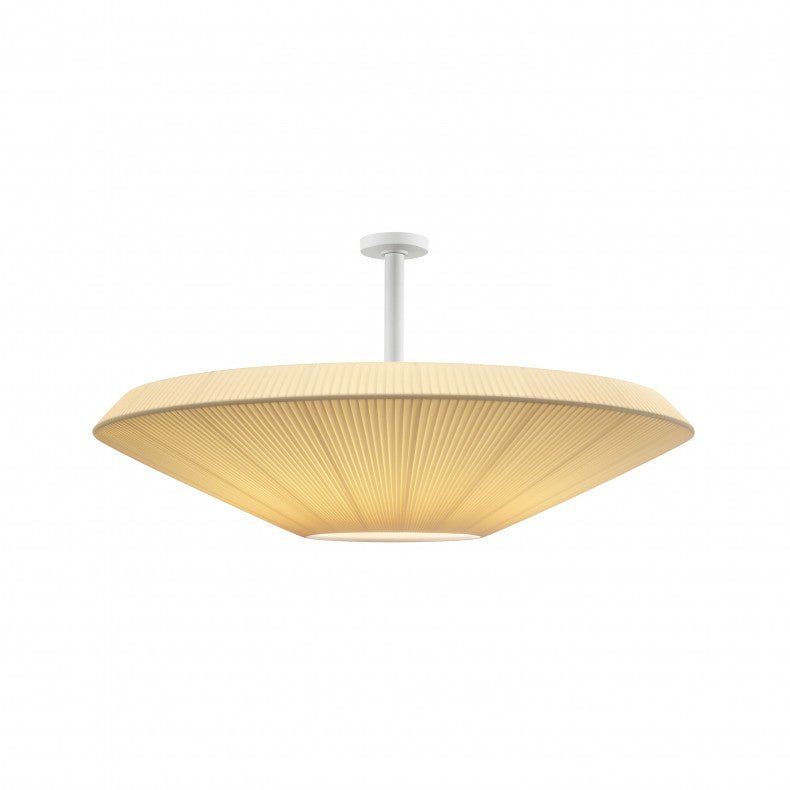 Siam 120 Ceiling Light - Bover Ceiling Lights - White Ribbon - Size 1: 14.17