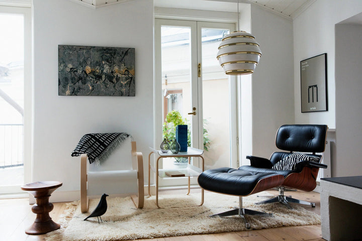 Side Table 915 - Artek Tables + Desks - Birch/White Lacquered - HORNE