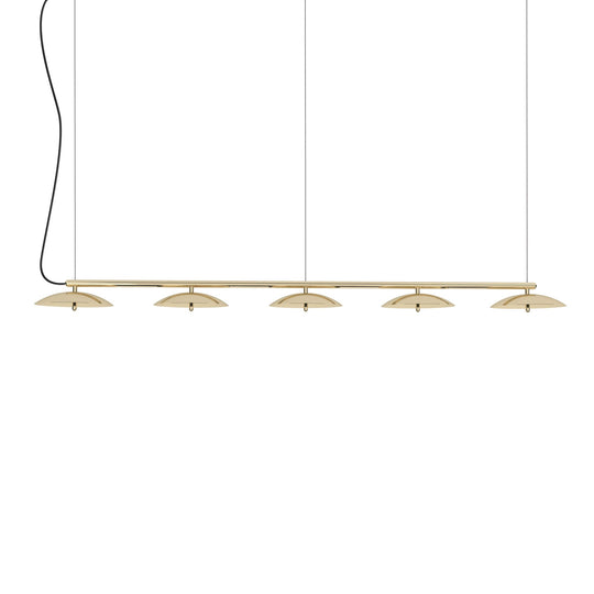Signal Linear Pendant - 93in - Souda Pendants - Brass - HORNE