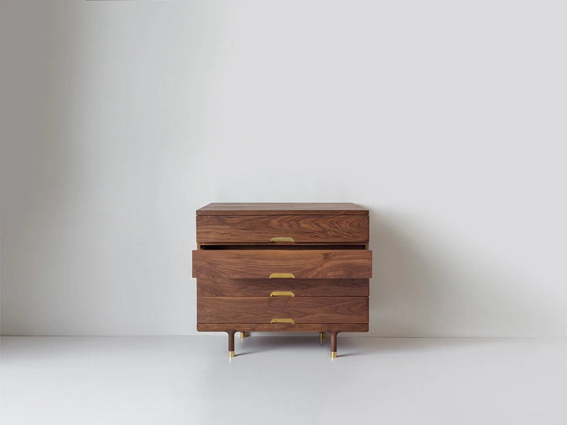 Simple 4 - Drawer Dresser - Kalon Studios Dressers - Ash - HORNE