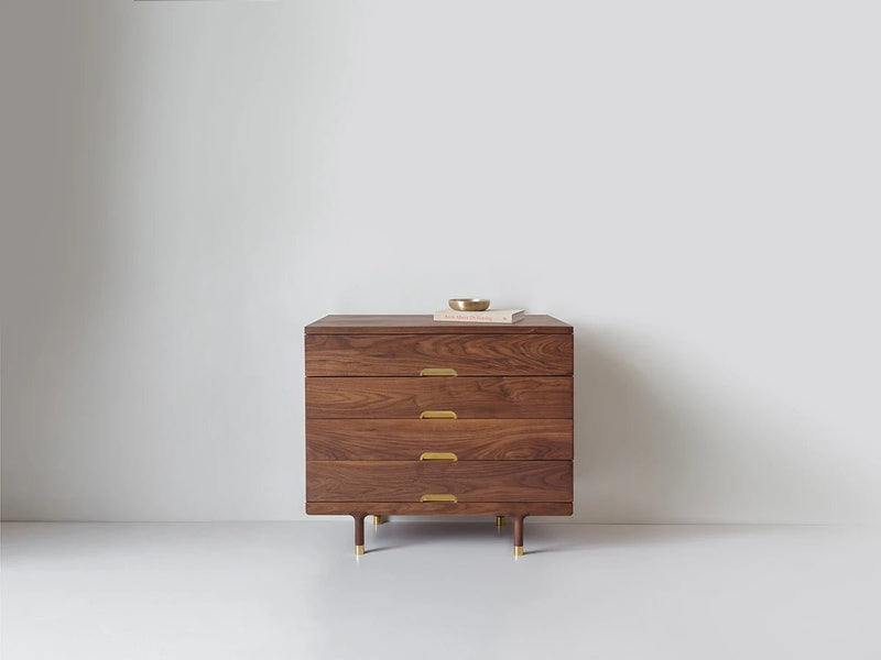 Simple 4 - Drawer Dresser - Kalon Studios Dressers - Ash - HORNE