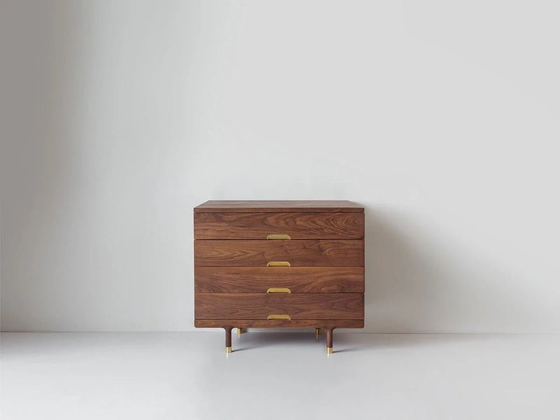 Simple 4 - Drawer Dresser - Kalon Studios Dressers - Ash - HORNE