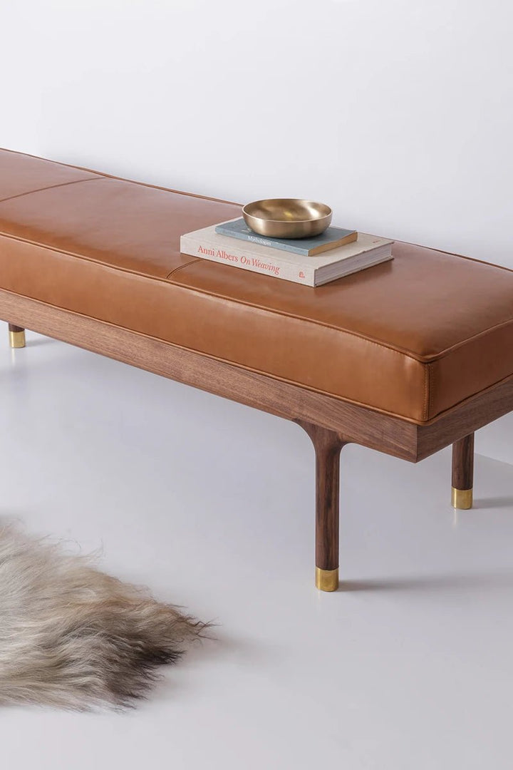 Simple Bench - Kalon Studios Stools + Benches + Ottomans - Walnut - HORNE
