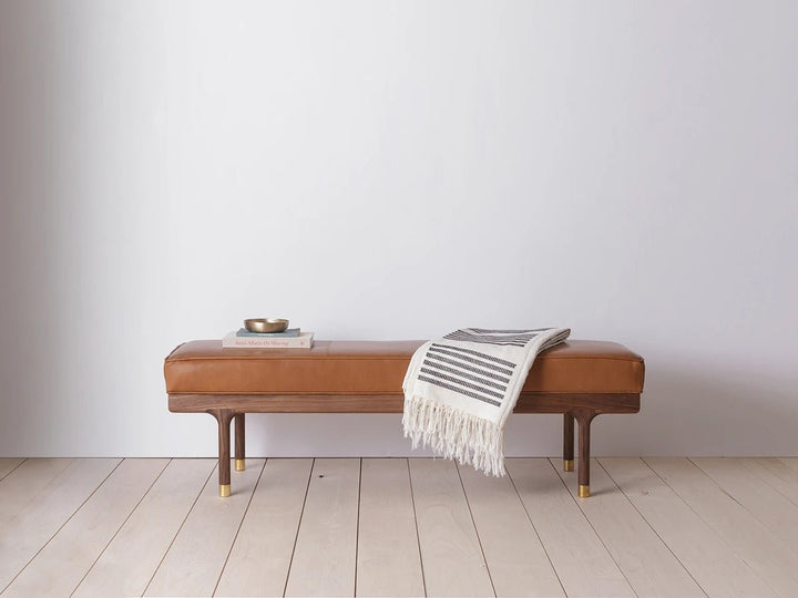 Simple Bench - Kalon Studios Stools + Benches + Ottomans - Walnut - HORNE