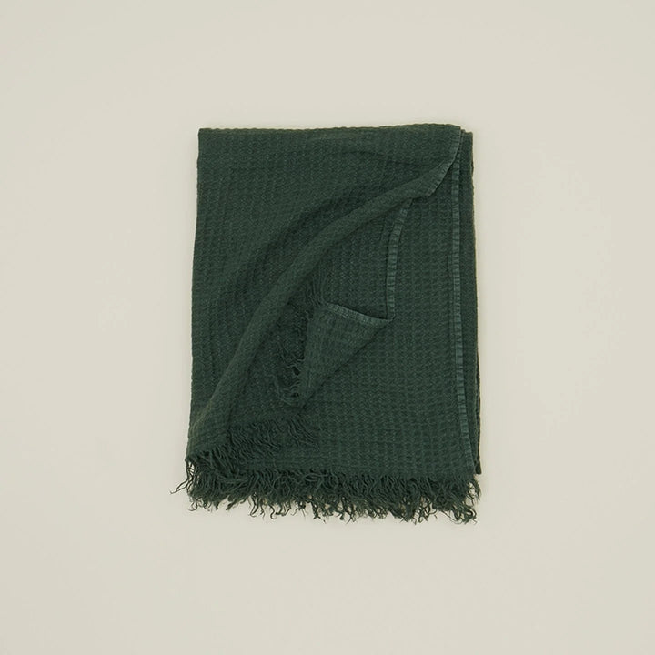 Simple Linen Throws - Hawkins New York Blankets + Throws + Pillows - Pine - HORNE