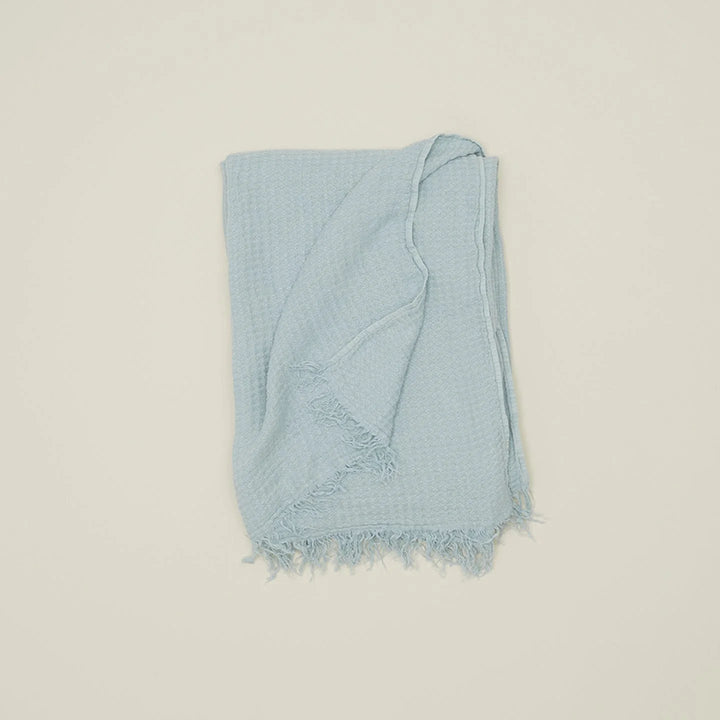 Simple Linen Throws - Hawkins New York Blankets + Throws + Pillows - Sky - HORNE