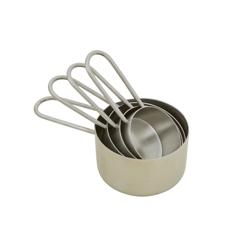 Simple Measuring Cups - Hawkins New York - Kitchen Tools - Silver - HORNE